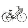 Town & Country Hybrid Bike Black
